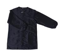 Ciieeo Combinaison de Technicienne Esthétique Manches Longues Noire Taille L, Tablier de Protection Imperméable pour Salon Coiffure, Tenue Professionnelle pour Teinture et Coupe,