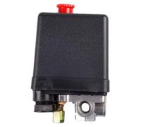 Ciieeo Commande de Pompe de Compresseur D'air 220v 90-125 Psi 0,5-0,8 Mpa, Interrupteur Pression Automatique Vertical à Quatre Trous, Accessoire pour Compresseur D'air Électrique,