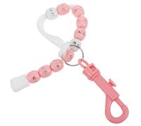 Ciieeo Compteur de Coups de Golf Portable Perles en Plastique Rose, Chaîne Perlée Stylée pour Entraînement et Utilisation Parcours