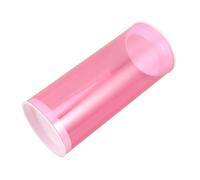 Ciieeo Conteneur Portable Transparent pour Volant de Badminton en Plastique Léger avec Large Ouverture et Tube Rose pour Domicile et Séances D'entraînement