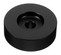 Ciieeo Convertisseur à Aluminium pour Stable pour Disques Noir en Adaptateur Platine 7 Pouces Trou Large 45 Tours, Facile Utiliser pour Profiter Classique Vinyle Vinyles Musique