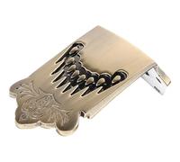 Ciieeo Cordier de Mandoline en Métal Bronze, Accessoire pour Mandoline 8 Cordes avec Vis, Pièce de Remplacement pour Entretien Instrument de Musique, Améliore Intonation et Sustain,