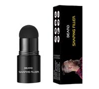 Ciieeo Correcteur de Barbe Noir Bâton de Remplissage pour Hommes Maquillage Coiffant de Barbe Mini Pinceau Produit de Modelage Pratique pour Mise et Densification Soin Beauté