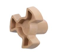 Ciieeo Coupleur d'Entraînement pour Plateau Tournant de Micro-Ondes Support de Y Compatible Universellement Arbre de Guidage à Rouleaux pour Réparation Rapide et Rotation Stable du