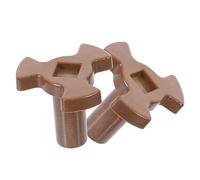 Ciieeo Coupleur y Pour Plateau Tournant Micro-ondes 2 Pièces Plastique Support De Plaque Verre Accessoire De Rechange Pour Four à Micro-ondes Usage Domestique