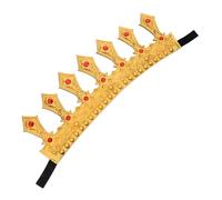 Ciieeo Couronne Du Roi De Diamant Couronnes De Roi Pour Les Garçons Couronne De Princesse Trônes Couronnes De Prince Couronne Noire Pour Hommes Couronne D'anniversaire Garçon Rp Golden