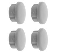 Ciieeo Coussin Amortisseur et 4 Pièces en Silicone Antidérapant Facile à Installer Surface Texturée Ronde ou Ovale pour Abattant de Toilette Adapté aux Configurations Standard et Bidet