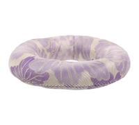 Ciieeo Coussin de Contemplation Léger Rond en Tissu Lavande Absorbe les Vibrations Surface Antidérapante pour Bols Chantants Bureau ou Voyage