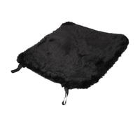 Ciieeo Coussin de Siège Voiture Confortable en Fausse Fourrure de Lapin Noir Surface Lisse, Pratique, pour Bureau et Maison Plusieurs styles