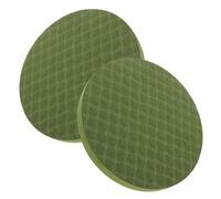 Ciieeo Coussin de Yoga Portable en Eva Vert, Tapis de Genoux Confortable et Antidérapant Contemplation Exercices en Intérieur, Protection pour Genoux et Coudes