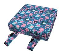 Ciieeo Coussin Rehausseur Portable pour Chaise Garçon Fille Galette Détachable avec pour Anniversaires et Confort Optimal et Facile à Nettoyer Rose