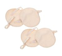 Ciieeo Coussinet Anti-transpiration pour Aisselles Beige, Lavable et Réutilisable en Polyester Design en Maille, Pack de 4 Pièces pour Confort Quotidien