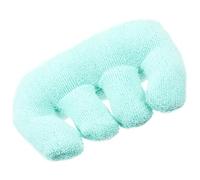 Ciieeo Coussinet de Préhension pour Doigts, Tapis D’exercice Souple et Confortable en Tissu Éponge Vert Clair, Séparateur de Doigts pour Rééducation et Récupération des Mains, Adapté