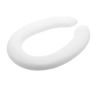 Ciieeo Coussinets D'apprentissage Rembourrage Anti-froid Pratique pour Siège de Toilette en Pu Blanc pour Garçon et Filles, Maison Voyages