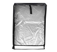 Ciieeo Couvercle de Grille à Noir en PVC Oxford Respirant | Protection Transparente, Résistante à Chaleur, Facile à Nettoyer, pour Rayonnage Boulangerie 32x28x23in