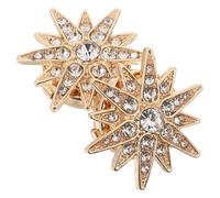 Ciieeo Couvre-boutons à Paillettes pour Chemise et Veste Clips Strass Ornements Scintillants pour Blouse Femme et Costume Homme