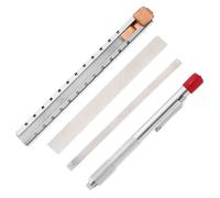 Ciieeo Crayon de Marquage Blanc pour Soudure Outil pour Travail Mécanique Stylo Traceur Pratique avec Texture Uniforme avec Support Facile à Utiliser