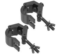 Ciieeo Crochet de Scène pour Fixation Facile 2 Pièces en Alliage D'aluminium Léger des Éclairages LED Équipements Audio, pour Théâtre et Installation de Performance