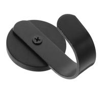 Ciieeo Crochet Magnétique Noir pour Couronne Porte Surface Lisse et Polissage Fin, Support Multi-Usage sans Perçage pour Décoration Intérieure