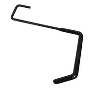 Ciieeo Crochet S Acier Galvanisé Noir Crochet Mural Robuste pour Garage et Atelier Support Lourd pour Outils Vélos Échelle Rangement Suspendu Polyvalent