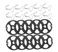 Ciieeo Crochets Métalliques pour Housse de Siège Lot de 20 Sets de Accessoires Universels pour Voiture Installation Facile Solide Fixation Sécurisée pour SUV et Camion