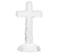 Ciieeo Croix De Table En Verre Des Croix Gadgets Pour La Maison Debout En Cristal La De Jésus Pour Lartisanat Vitrail Prier Bureau Cristal Produits Menagers