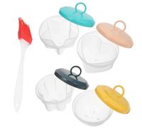 Ciieeo Cuiseur à Œufs pour Micro-ondes en Plastique Pinceau, Cuisson Rapide et Sûre Cuisine Maison, Moule Vapeur pour Œufs en Différentes Couleurs Couleur Aléatoire