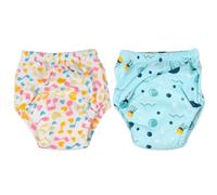 Ciieeo Culotte D'apprentissage pour Bébé, Couche Lavable en Coton 6 Couches, 2 Pcs, Taille L, Facile à Enfiler, Confortable, pour Bébés