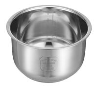 Ciieeo Cuve Inox Pot Intérieur Cuiseur À Riz 18Cm Remplacement Pour Cuiseurs À Riz Electriques Polyvalents Cuisine Maison