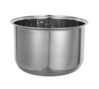 Ciieeo Cuve Intérieure Cuiseur à Riz 5l en Acier Inoxydable Revêtement Antiadhésif Chauffage Usage Remplacement Cuve Électrique Cuisson Riz Soupes