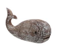 Ciieeo Décoration Baleine : Sculpture de Baleine en résine, 17,5 x 9 cm, Style Marin Rustique, idéale pour Une Table, Une Maison de Plage ou étagère. Parfaite pour Chambre ou Chambre.