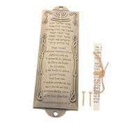 Ciieeo Décoration De Montant De Porte Décoration D'Intérieur Mois du Patrimoine Hispanique Décorations De Porte Décorations De Jardin Décorations D'Extérieur Mezuzah en Métal