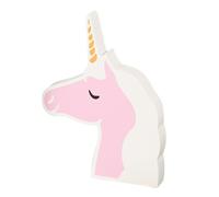 Ciieeo Décoration Licorne Rose Ornement Original pour Salon et Chambre Sculpture Murale et Cadeau Unique pour et Amateurs de Décorations Modernes