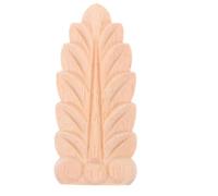 Ciieeo Décoration Murale en Bois Sculpté Vintage Beige pour Cheminée | Applique Artisanale Non Peinte, Support Décoratif pour Porte, Colonne Romaine, Salon et Maison