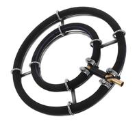 Ciieeo Diffuseur d'air Anneau Diffuseur Rond en Acier Inoxydable Diffusion Uniforme de Bulles pour Aquarium et Bassin pour Décoration et Oxygénation