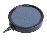 Ciieeo Disque à Air pour Aquarium, Pierre Oxygénante Réutilisable Noire | Sinterisation Haute Température, Nettoyage Répété, Sable et Gravier, Diffuseur à Bulles pour Aquarium