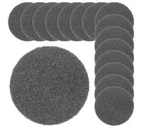 Ciieeo Disques Électriques Autocollants 60pcs pour Pédicure à Domicile, Exfoliation des Peaux Mortes Surface Rugueuse en Pierre Volcanique pour Pieds et Talons
