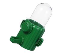 Ciieeo Distributeur d'eau Automatique pour Oiseaux en Cage Abreuvoir Anti-Déversement de Cactus Plastique Solide Compatible Perruches Calopsittes Pinsons Système Goutte à Goutte