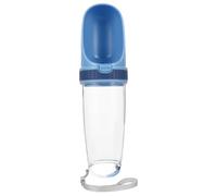 Ciieeo Distributeur d'eau Portable pour Chien 500 ML Bouteille en Polycarbonate Bleu Gobelet Intégré Accessoire de Voyage pour Animaux pour Promenades et Randonnées