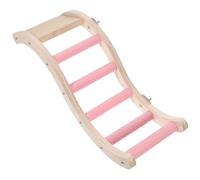 Ciieeo Échelle Créative en Bois et Métal pour Perroquet et Souris, Suspendu pour Cage à Oiseaux, Stimule l'esprit et Favorise Le Broyage des Griffes