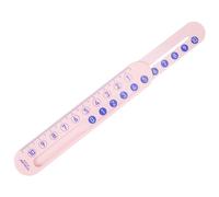 Ciieeo Échelle Mathématique Règle Pour Enfants Règle Des Nombres Souverain Règle De Soustraction D'addition Règle Numérique Pour Enfants Règle De Correspondance Des Nombres Plastique Rose