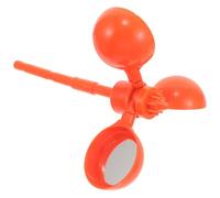 Ciieeo Effaroucheur d'oiseaux Jaune Petit Format sans Bruit, Moulin à Vent en Abs Résistant pour Jardin et Verger, Dispositif Réfléchissant Anti-Pigeons pour Protection Extérieure