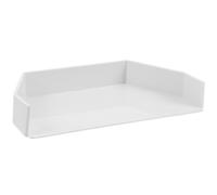 Ciieeo Embout de Descente de Gouttière 160 MM en PVC Bouchon D’Extrémité Étanche pour Gouttière Carrée Accessoires de Descente Résistants aux Intempéries Installation Extérieure Fiable