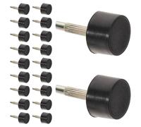 Ciieeo Embouts Antidérapants Ronds pour Talons Hauts Noirs 10 Mm Lot de 20 Paires Accessoires de Réparation et Remplacement pour Chaussures à Talons Protection pour Marche Sécurisée