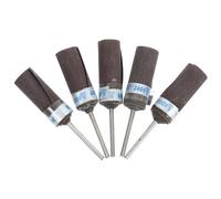 Ciieeo Embouts de Ponçage pour Outil Rotatif 2,35 Mm - Kit 5 Pcs Grains 240 400 600 800 1000 - Manchons Abrasifs Cylindriques pour Ponçage et Polissage des Ongles, Accessoires