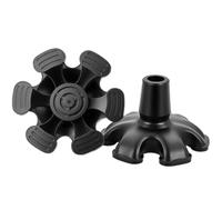 Ciieeo Embouts en Caoutchouc pour Cannes 2pcs Antidérapants pour Seniors, du Bruit, Installation Facile, Accessoires de Remplacement pour Bâtons de Marche