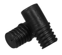 Ciieeo Embouts Filetés 22 MM pour Manche à Balai Adaptateurs Compatibles Barres Métalliques Droites Lot de 2 Pièces Noirs Accessoires Polyvalents pour Balais Serpillères et Brosses