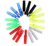Ciieeo Encoche pour Arc de 6,2 Mm en Plastique, Accessoires Darcherie Pratiques pour Flèches, Ajustement Précis Libération Contrôlée Couleur Aléatoire Plusieurs Styles
