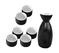 Ciieeo Ensemble De Tasses À Vin Bouteille De Saké Japonaise Tasse À Saké Chaud Japonaise Tasse À Eau