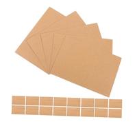 Ciieeo Enveloppes Invitation Papier Kraft Brun A4 10,8 X 15,9 Cm Autocollantes Auto-adhésives 30 Pièces pour Mariage Cartes Vœux Photos Fête Anniversaire